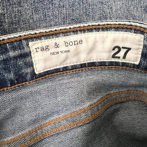 rag & bone  NINA HIGH- RISE ANKLE FLARE jeans size 27 - Picture 4 of 6